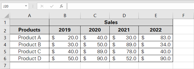 Multiple rows and columns