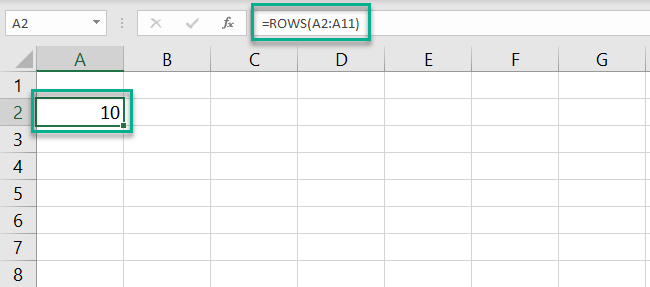 Using range in new cell with ROW function. 