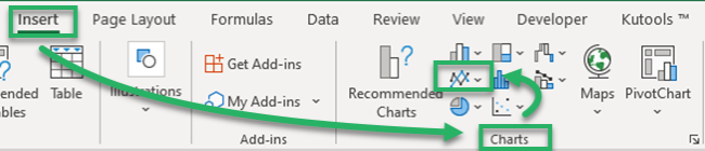 2D Line Chart Icon