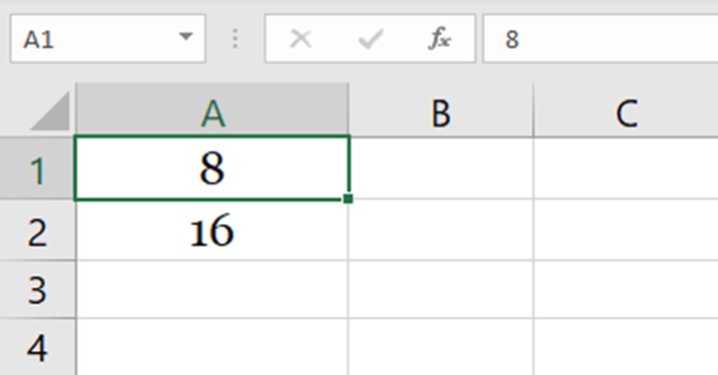 Data set for autofill options. 