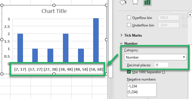 Setting the decimal places