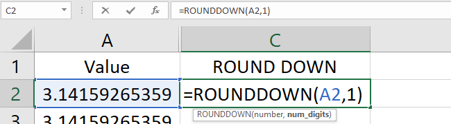 Type 1 as the num_digits.