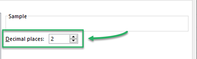 Percentage format in Excel