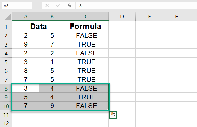 18 paste format Pasting the formatting.