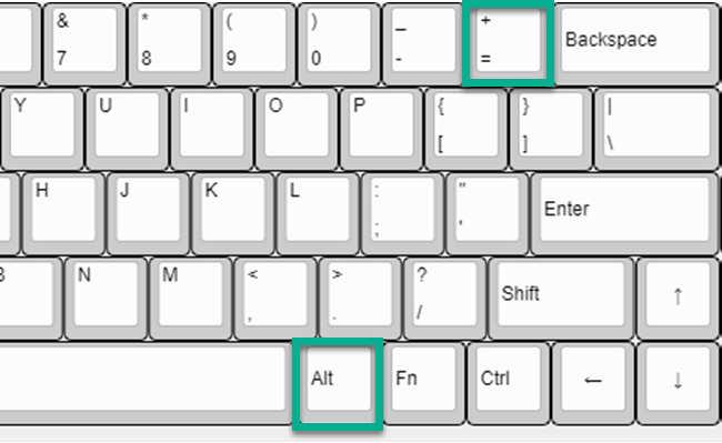 The auto sum shortcut keys