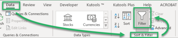 Reapply Filter Excel Button How to Add a Filter in Excel (Step-by-Step)