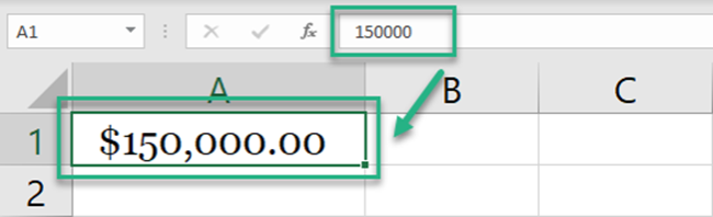 Currency formatted