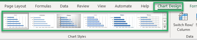 chart styles Chart styles
