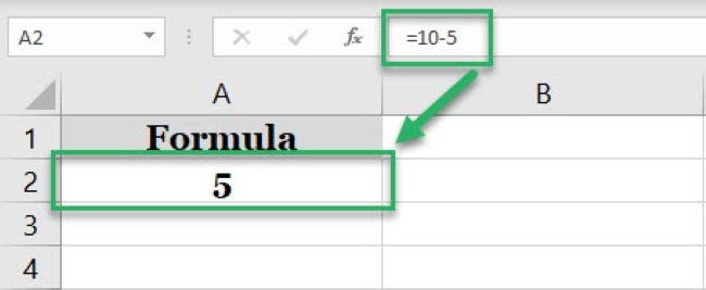 Operating the subtraction formula