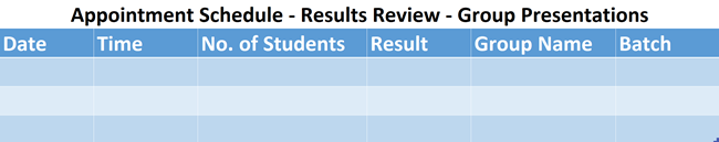 Microsoft Excel data validation table
