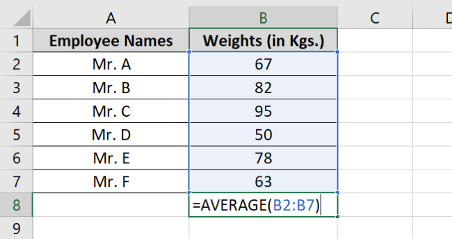 Average formula for sample variance