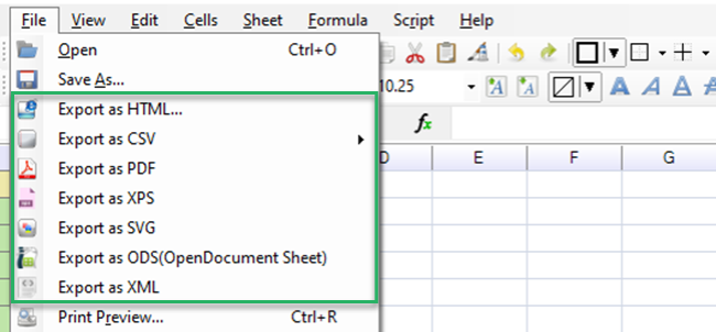 Convert and export Excel file