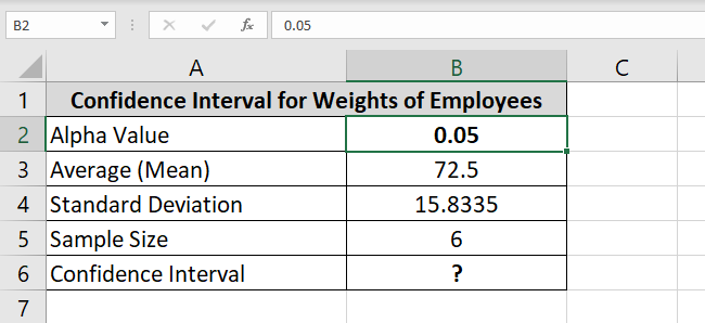 Alpha value