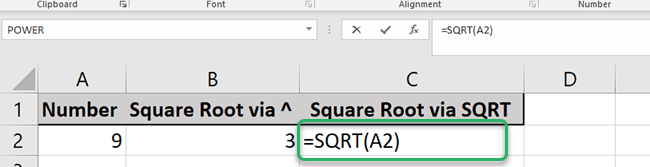 Enclose the cell reference using the close and open parenthesis