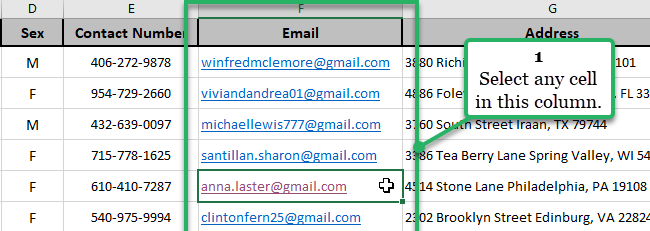 insert sheet columns in excel