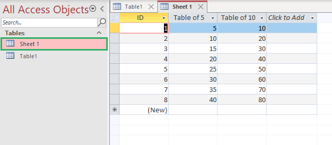 Data analysis Access software