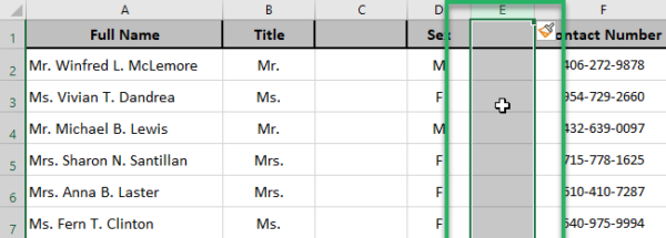 Excel Columns: How to Add or Insert a New Column Easily