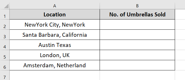 Location column