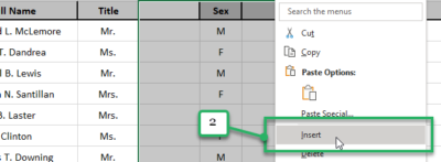 Excel Columns: How to Add or Insert a New Column Easily