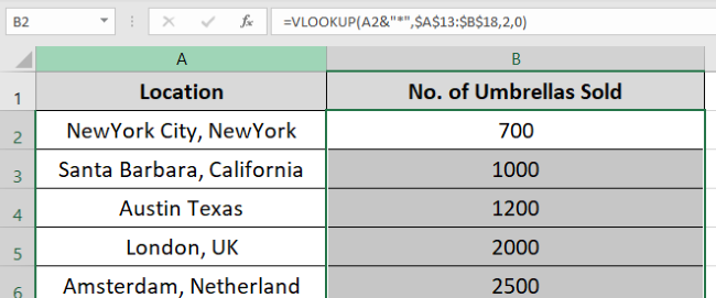 Lookup table reference