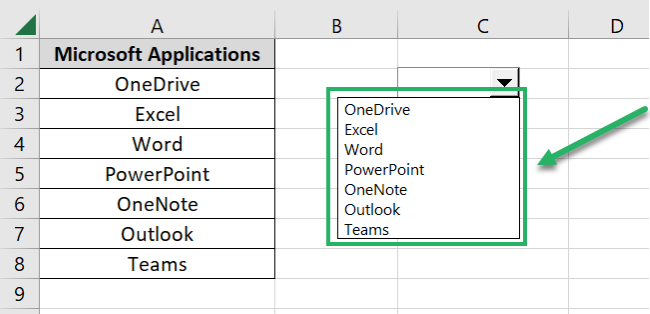 Combo Box in Excel