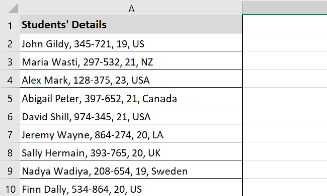 How to use to text to columns in excel 