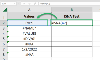 Excel ISNA Function Guide: How and When to Use (2023)