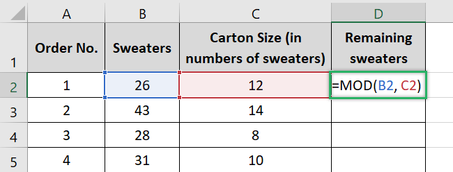 Using Built in function to add values 