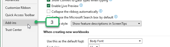 03 add ins click excel add ins