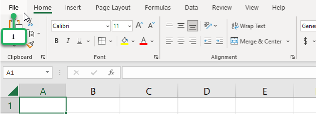 go to file in Excel