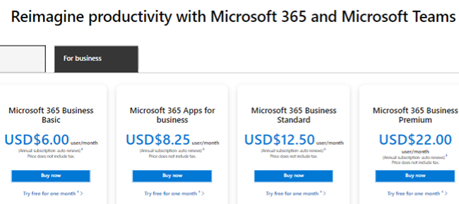 Office 365 Suite offers