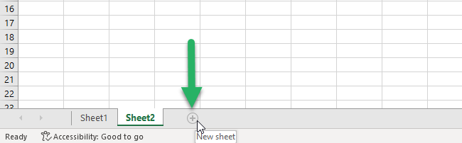 add excel worksheets in same workbook