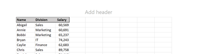 Layout view has been changed after clicking the Header & Footer menu