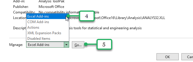 05 excel add ins click excel add ins