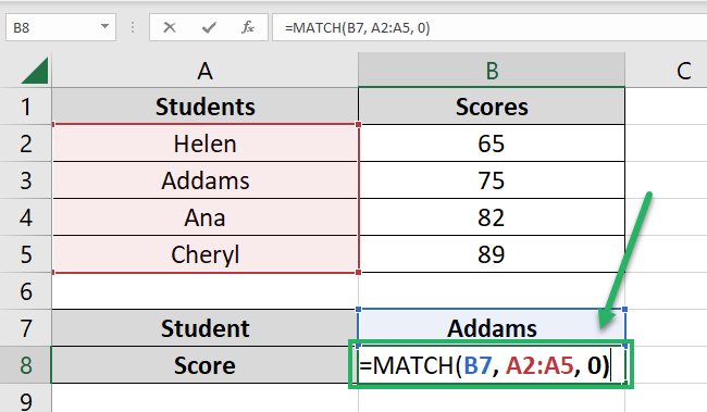 Setting the match_type to 0