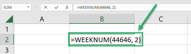 Return_type argument set to 2 (iso week date system)