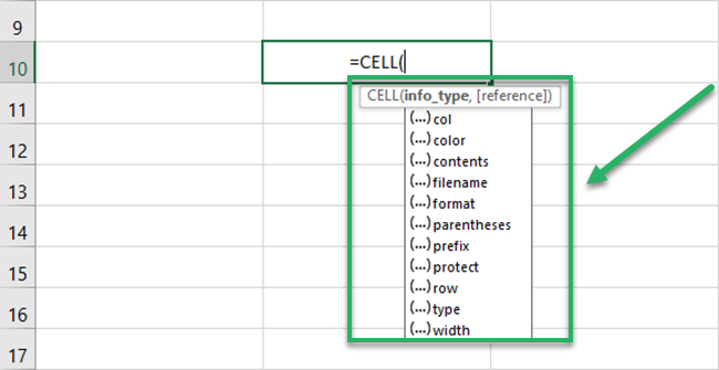 Info_type argument options