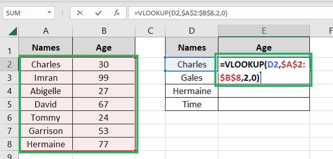 06 write vlookup Writing the VLOOKUP function