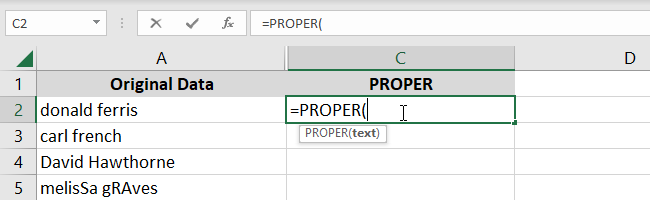 see above formula in formula bar