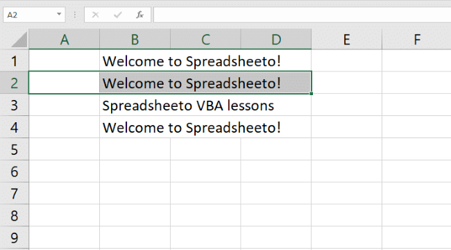 excel vba range object with multiple cells is selected