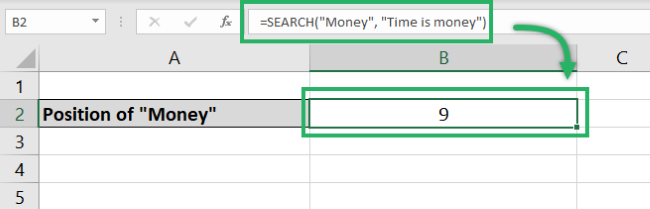 Excel Search function examples