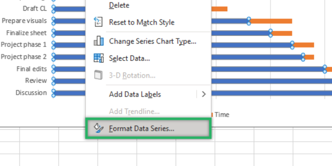 Click Format data series.