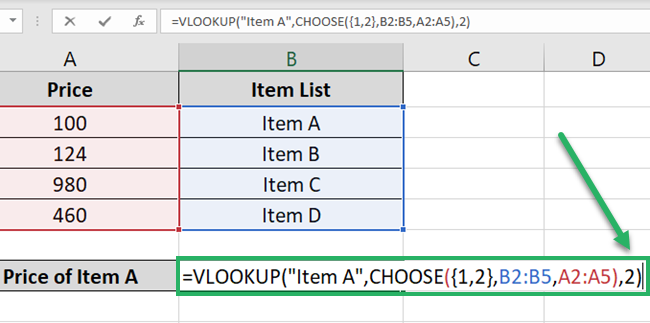 Column Index number for VLOOKUP