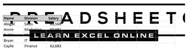 Example of a fully completed watermark