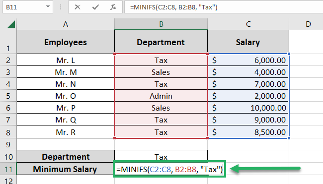 Defining the first criteria for corresponding value
