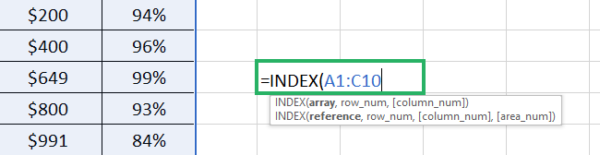 How to Use the INDEX Function in Excel - With Examples (2024)