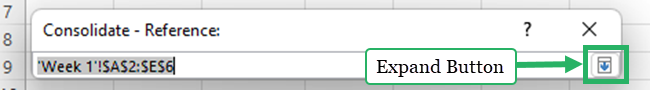 12 expand button Click the Expand button