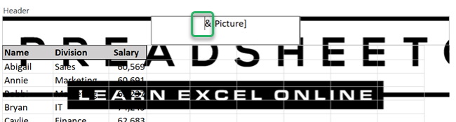 This should be the position of the cursor. Otherwise, the inserted watermark will not move.