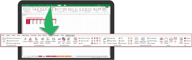 Excel Add-Ins - Professor Excel Tools