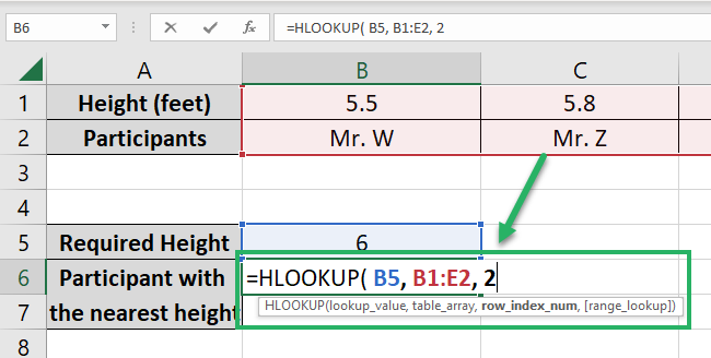 Select 2 as the row_index_num argument